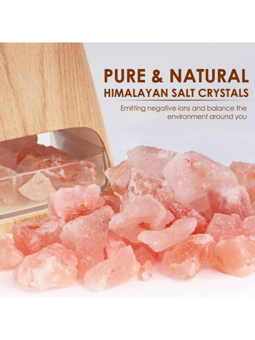 2-in-1 Ultrasonic Essential Oil Diffuser & Himalayan Salt Lamp, Aromatherapy